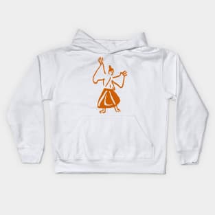 Aikido Figure Kids Hoodie